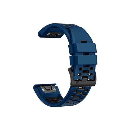 Garmin Instinct 2X Solar ɓK NCbNtBbg VREHb`Xgbv EHb`oh 26mm 22mm Garmin/Fenix 6X 6 Pro 5X 5 Plus 7X 7 uXbgɓK(Blue Black,