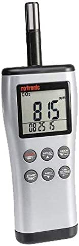 Handheld Indoor Air Quality Monitor (CO2 Range: 0 to 5000 PPM) for Confined Spaces, Workspace, HVAC, Labs, Greenhouse Model: Rotronic CP11