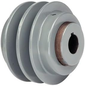 6.00" x 1-1/8" 2-Groove Vari-Speed V Groove Pulley/Sheave # 2VP60X1-1/8