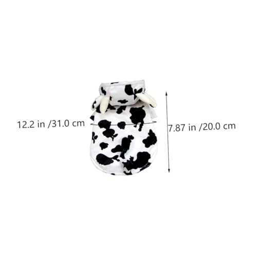 Disfraz de vaca para perro tamaño XS miniatura 2