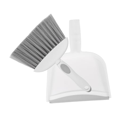 STOBAZA 1 Set Mini Broom Dustpan Kitchen Cleaning Furniture Sweeping Duster Tent Cleaning Broom Desk Broom Car Vent Cleaner Tabletop Cleaning Broom Brush Grubber Small Cleaning Brush Pp