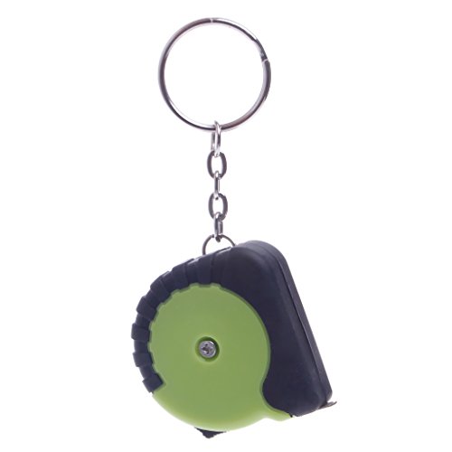 Cinta métrica mini portátil con llavero 1m retráctil