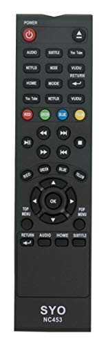 New NC453 NC453UL Replaced Remote fit for Sanyo Blu-ray Disc DVD Player FWBP706F