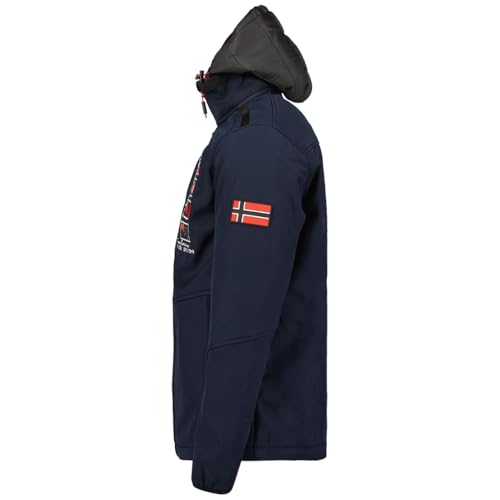 Geographical Norway Talgare Blouson Softshell Homme Coupe Vent Noir