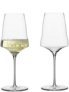 Weißweingläser/Champagnerkelch/Rotweinkelch(2 Stück), Gabriel-Glas, Lustige Wein-Gläser als Wein Geschenke für Frauen & Männer (Weißweingläser 530 ml)