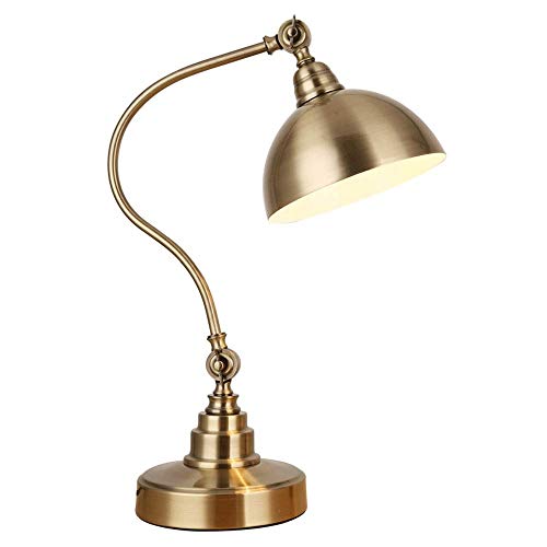 Preisvergleich Produktbild DIAOD Retro- Eisentischlampe des amerikanischen Dorfs, kreative Nachttischlampenfischerweinleseartlat... der modernen antiken Messingmetallluxusart Europas