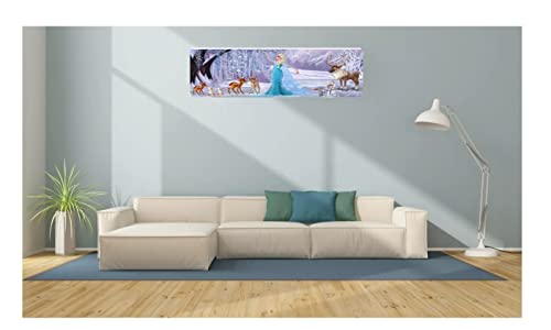 Image of DARSHANAM WORLD Beatiful Designer Ac Cover / / Cutest Printed Air Conditioning Dust Cover For Indoor & All Type AC Split Covers / / Colorfull Folding Designer Ac Cover (Cute Purple Disney Princess1.5 Ton)