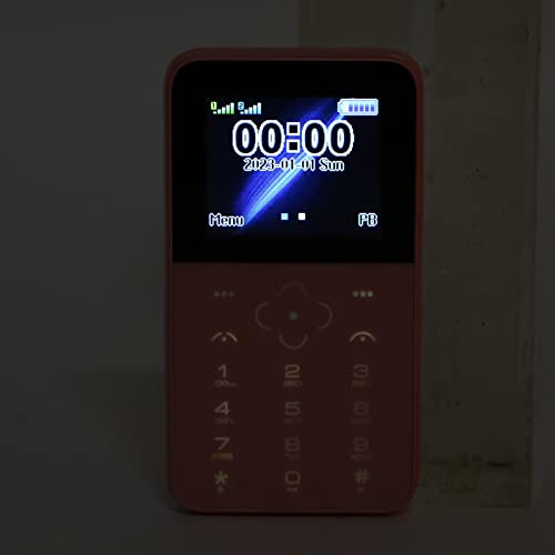 Upplåsningsbar Mobiltelefon 1,8" för Seniorer - Sakura Rosa