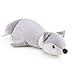NXYJD Jouets en Peluche Mignons Animaux de Bande dessinée en Peluche poupée pour Enfants Doux Long Oreiller décoration de lit (Color : Gray, Size : 85cm)