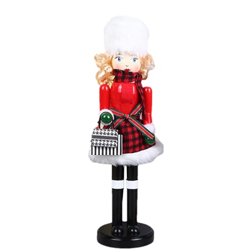 Nussknacker Frau 14 Generisch Holz Nussknacker Figuren | Frauen Nussknacker Puppen...