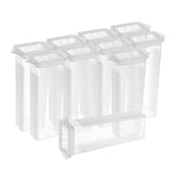 BAZEITFLOW 20 Piezas Caja Porta-Objetos para Almacenamiento Compacto y Resistente para Patológicos Protección contra Humedad para Laboratorio Hospital y Uso Educativo