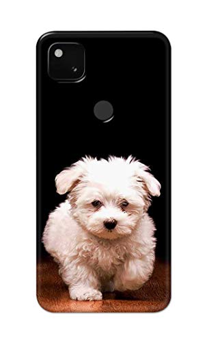 Image of PRINTFIDAA� Printed Hard Back Cover Case for Google Pixel 4A 4G Back Cover (Puppy Dog) -2808
