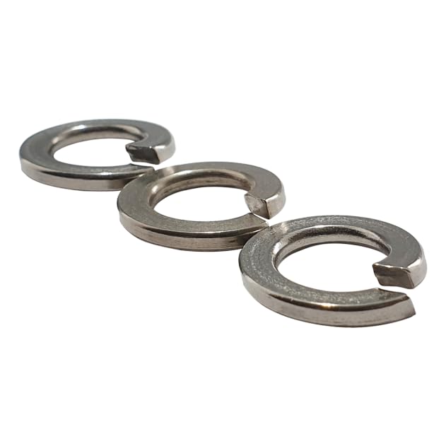 KADco® Rectangular Spring Split Coil Lock Spiral Washer A2 Stainless Steel DIN 127 (M18 (10 pcs)) - Image 3