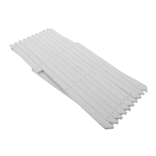 Treillis Mural Blanc à Surface Lisse sans Aspérités pour Plantes Grimpantes - 2