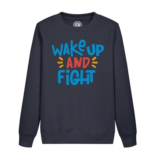 Sweatshirt enfant Wake Up and Fight vêtement citation motivation et inspiration