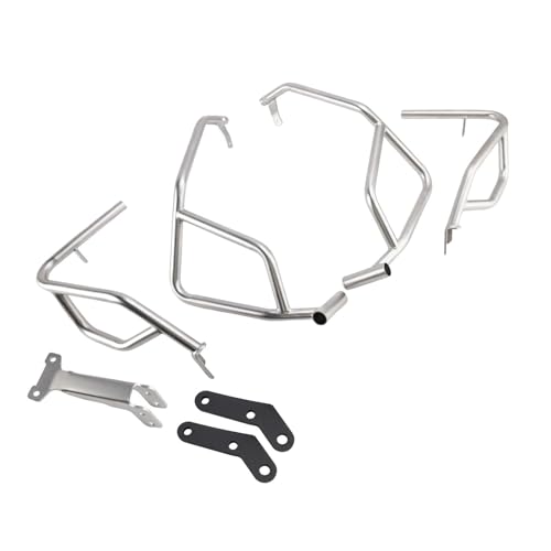 Crash Bars XL750 Transalp protection moteur argent pour le voyage et l'aventure off-road