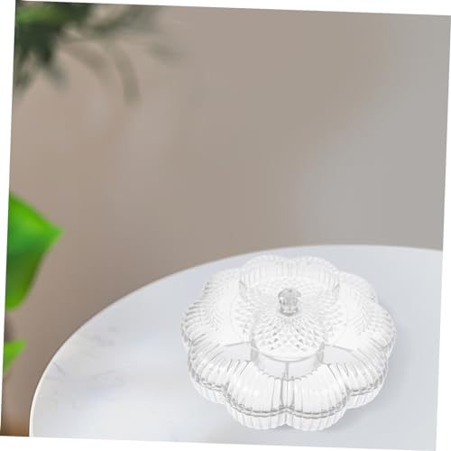 Plateau moderne léger transparent avec compartiments amovibles - 5