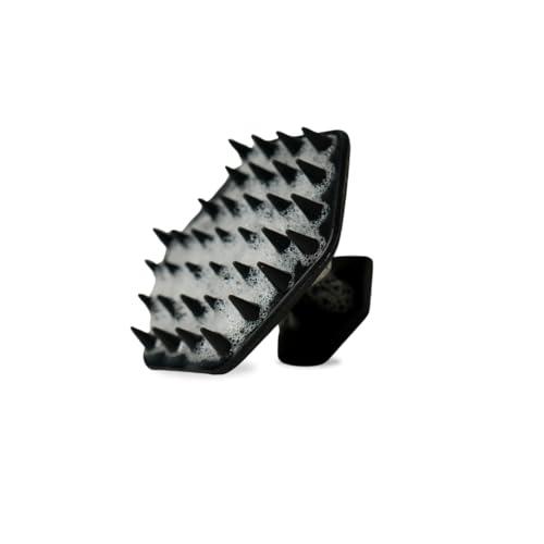 Image of Eagle - Silicone Scalp Scrubber for Men | Deep Cleansing Head Massager for Dandruff, Hair Wash & Oil Removal | Gentle & Durable Grooming Tool for Hair & Scalp Care