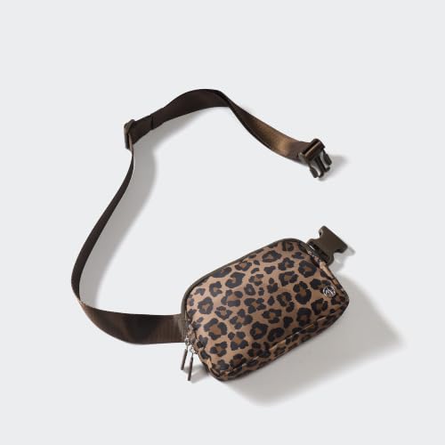 Image of Pander Two Way Zipper Fanny Pack Nylon Everywhere Belt Bag for Women, Water Repellent Waist Packs, Crossbody Bags with Adjustable Strap (Leopard Multi)