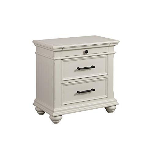 Picket House Furnishings Brooks 3-Drawer Nightstand with USB Ports