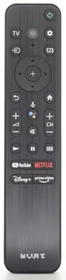 Dan's Originals RMF-TX800U Replacement for Sony RMF-TX800U Bravia TV Voice Remote Control - Smart Control with Smart Apps and Voice - RMFTX800U