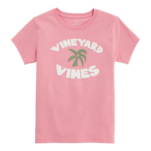 vineyard vines Girls Vv Palm Tree Short-Sleeve Tee