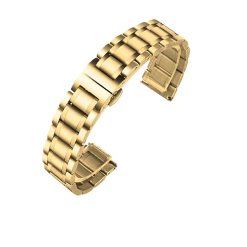YYJzsw �J�[�u�G���h�X�e�����X�X�`�[�����v�o���h�u���X���b�g���v�X�g���b�v16mm 17mm 18mm 19mm 20mm 21mm 22mm 23mm 24mm�o���h(Gold-flat,14mm)