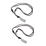 BAZEITFLOW 2 Stück Retro Halsketten mit Mini Mundharmonika Anhänger Leichte Musikinstrument Schmuckanhänger aus Leder und Musikalisches Geschenk für Festival