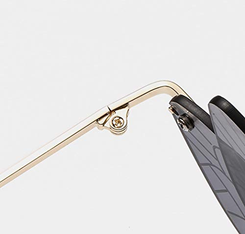 Image of ENTHYI Dragonfly Wing Shape Sunglasses for Women /Men Frameless Irregular Glasses Shades Party Sun Glasses