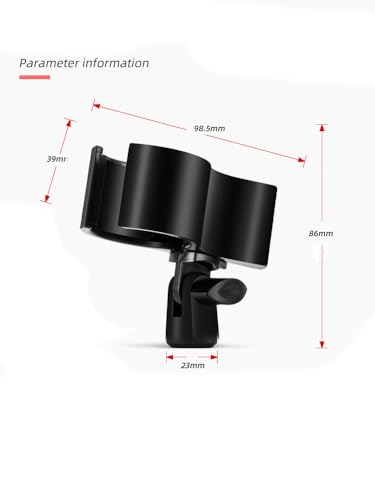 ieron Adjustable Mic Holder for Microphones with Outer Diameter Between 32mm and 60mm - Image 2