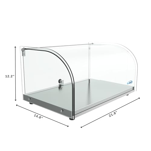 Image of KoolMore DC-1C Bakery Display Case, 0.88 Cu. Ft - 1 Shelves, Clear