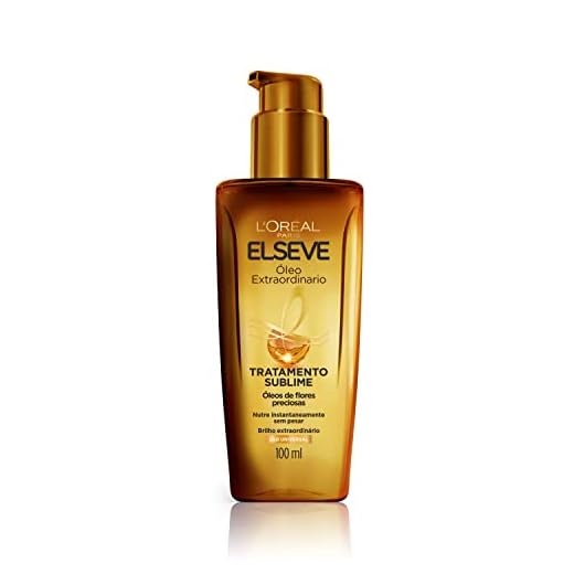 ELSÉVE Óleo Capilar L'Oréal Paris Elseve Óleo Extraordinário 100Ml - Leave In Anti Frizz Protetor Térmico Tratamento Reconstrutor Para Todos Os Tipos De Cabelo