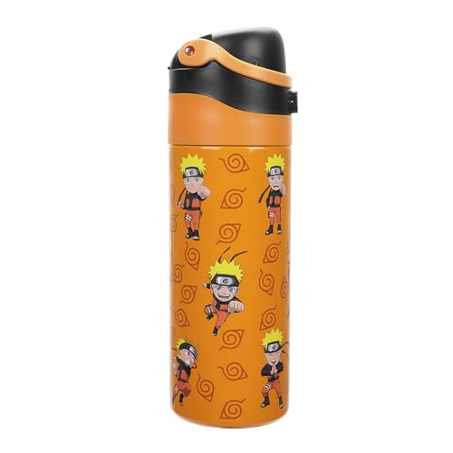 Image of Naruto Khargo 24 Oz. Stainless Steel Tumbler With Flip-Top Lid