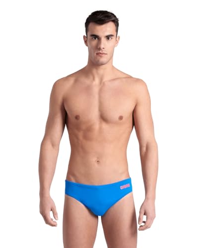 Image of Arena Men's Team Solid Swim Brief MaxLife Athletic Swimwear Professional Swimsuit Bathing Suit