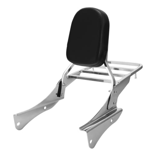 Portaequipajes para Shadow Spirit VT750DC con respaldo para motocicleta sissy bar