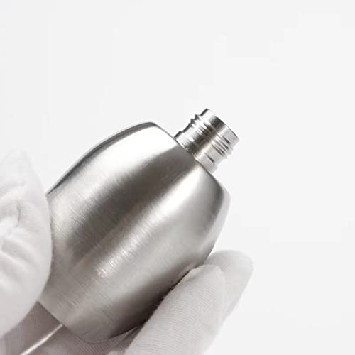 Set 4 Mini Fiaschette Portachiavi In Acciaio Inox – 28 Ml, Forme Diverse, Regalo Per Amanti Alcolici