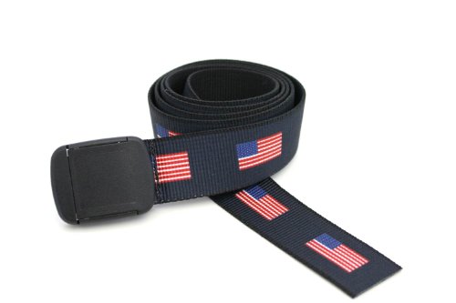 Thomas Bates American Flag Web Belts