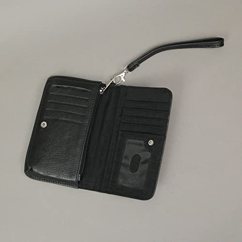 Things2Die4 Black and Gold Sleeping Beauty Book Wallet ID Holder Snap Close Novelty Wristlet3