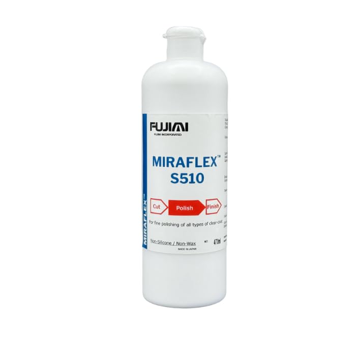 MIRAFLEX: Medium Cut Polishing Compound - 500 ML (Microfiber Pad Recommended at Medium Speed)