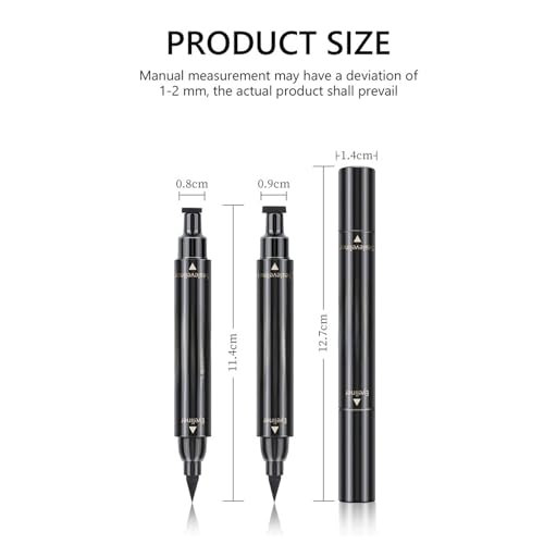 Delineador de ojos MylingKorm 2 en 1 con sello y liquid liner miniatura 7
