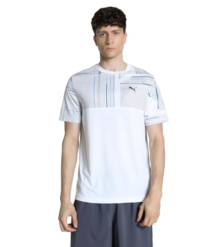 Image of Puma Men's Polyester Regular Fit T-Shirt