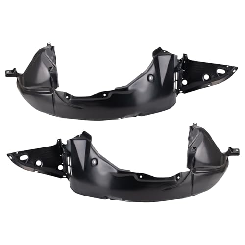 Image of TRQ Inner Fender Liner Set Compatible with 2007-2011 Nissan Altima NI1249120 NI1250135