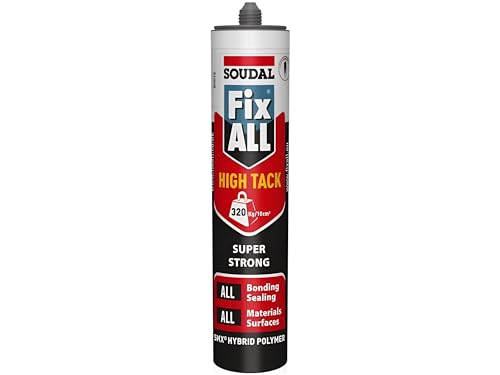 Soudal Fix All Yüksek Güçlü High Tack Montaj Yapıştırıcısı Beyaz 290 ML