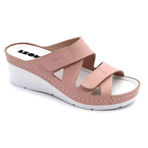 Chaussures sabons Leon 1004 femme aux finitions soignées