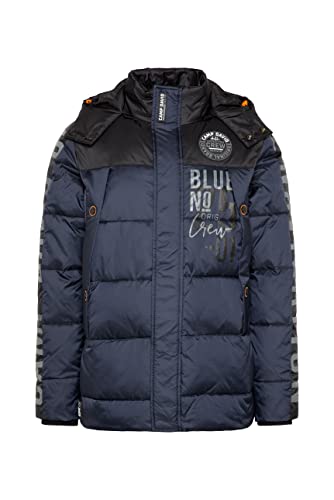 Camp David Herren Winterjacke nachtblau/grau/schwarz L