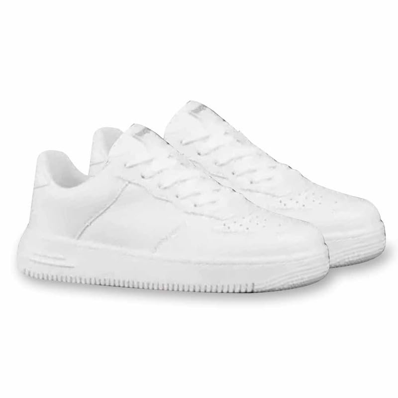FOOTOX BE YOUR LABEL Men Sneaker Shoes | Casual Shoes |Stylish Shoes SNK-11 White-09 (B0CJR6284Z) Amazon Price History, Amazon Price Tracker