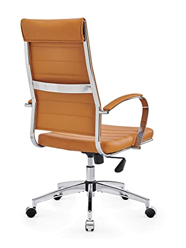 Carocc Executive Office Chair High Back Office Chair Ergonomic Conference Computer Chair With Lumbar Support White Executive Swivel Office Desk Chair 350+Lb 4020 (Terra) #TOP3