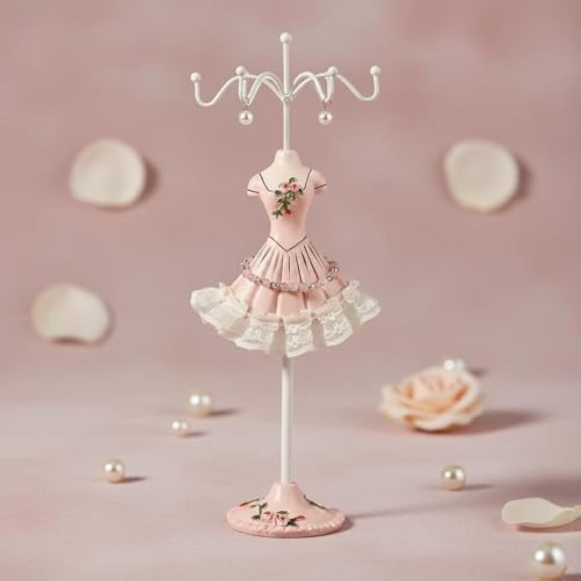 Resin Mannequin Jewelry Holder, Pink