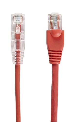 Cable de Red Patch Cord Black Box CAT6A 15 ft Negro miniatura 3
