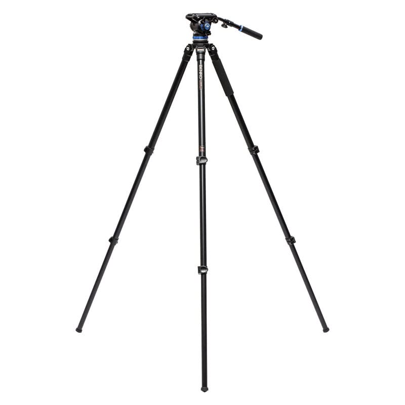 BENRO/ベンロ レベリングセンターポール式アルミビデオ三脚 ☆A1573F